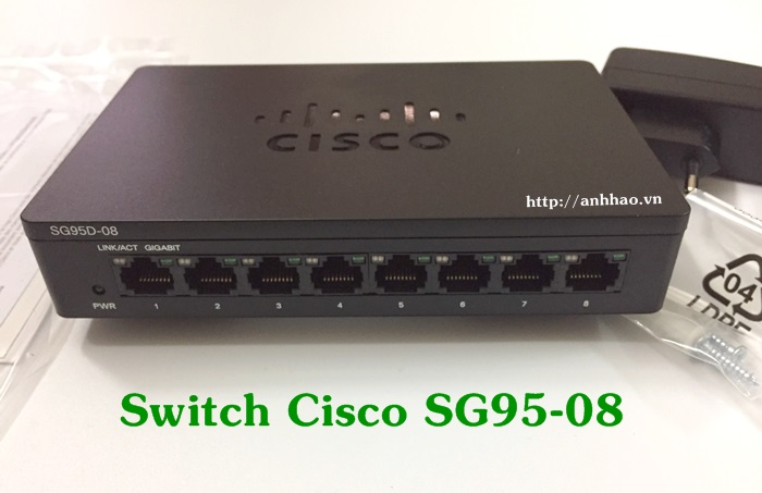 Switch Cisco SG95-08, 8 cổng Gigabit 10/100/1000